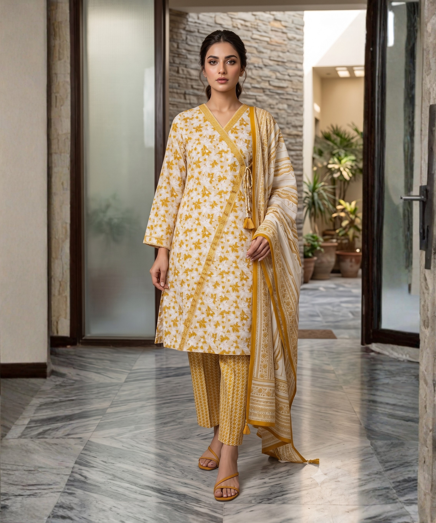 Bin Saeed Digital Printed Lawn 3PC