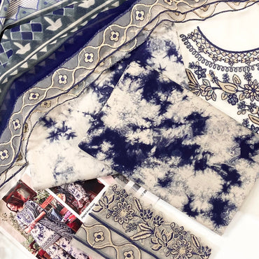 Sapphire Emb Luxury Lawn 3PC