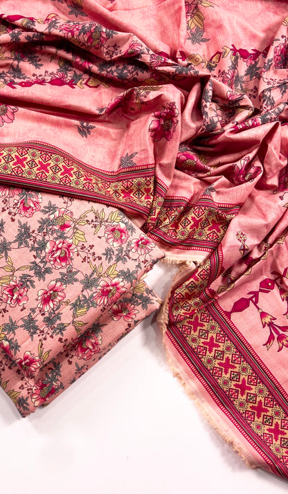 Kayseria All Over Digital Printed Khaddar 3PC