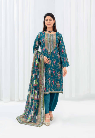 Mahi Digital Printed Lawn 3-PC