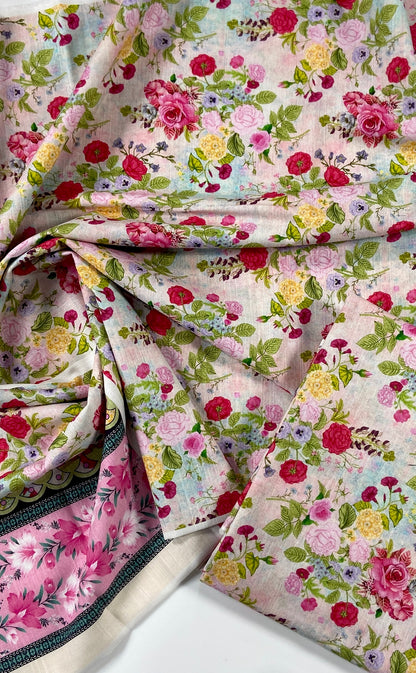 Gul-Ahmed Digital Printed Khaddar Shirt-1PC