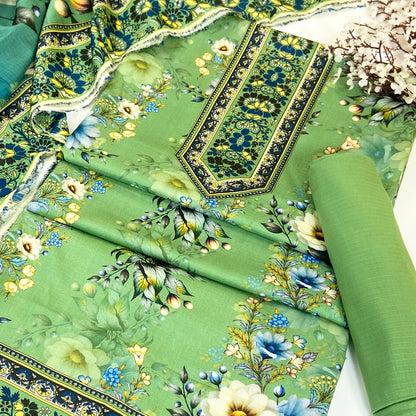 Kayseria Digital Printed Bana Dora Linen 3PC