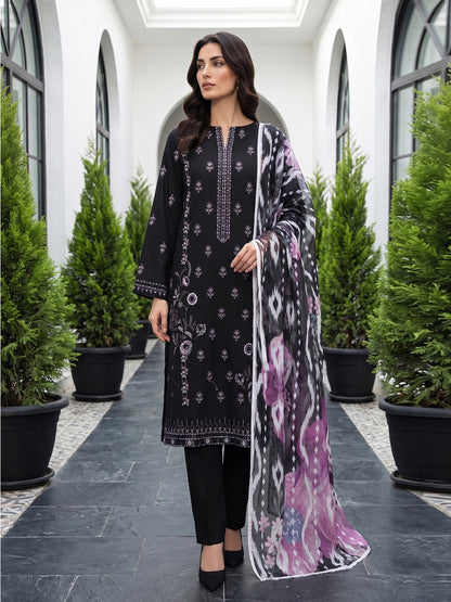 Lakhany Fully Embroidered Lawn 3PC