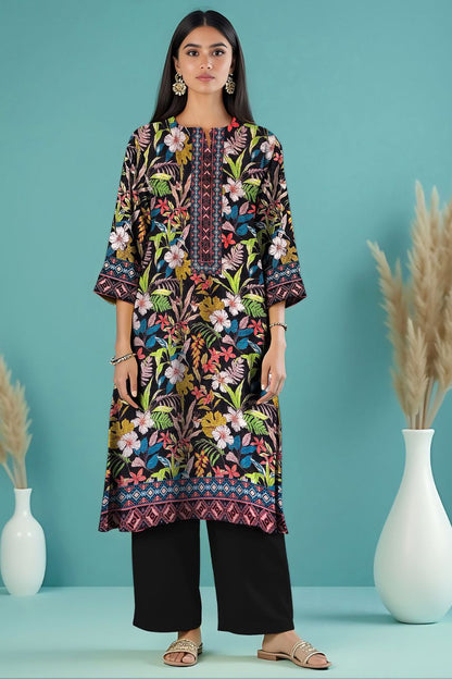 Wania Gold Premium Digital Printed Bana Dora Lawn 2PC