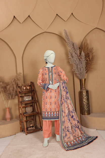Imsha By Murashe Digital Printed Doria Lawn 3PC
