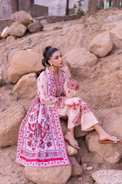 Riwayat By Shanaya Digital Printed Lawn 3PC