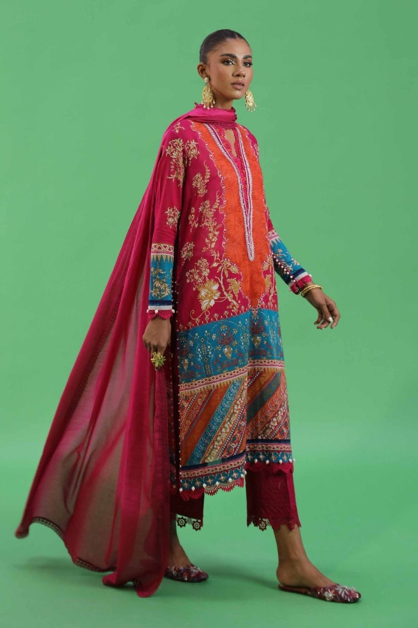 Sana Safinaz Digital Printed Lawn 3PC