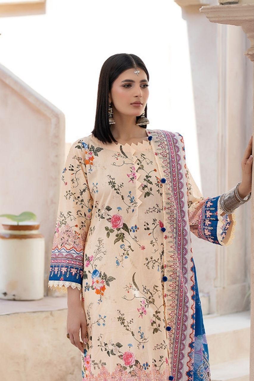 Mahr Mah By Paltar Luxury Printed Lawn 3PC