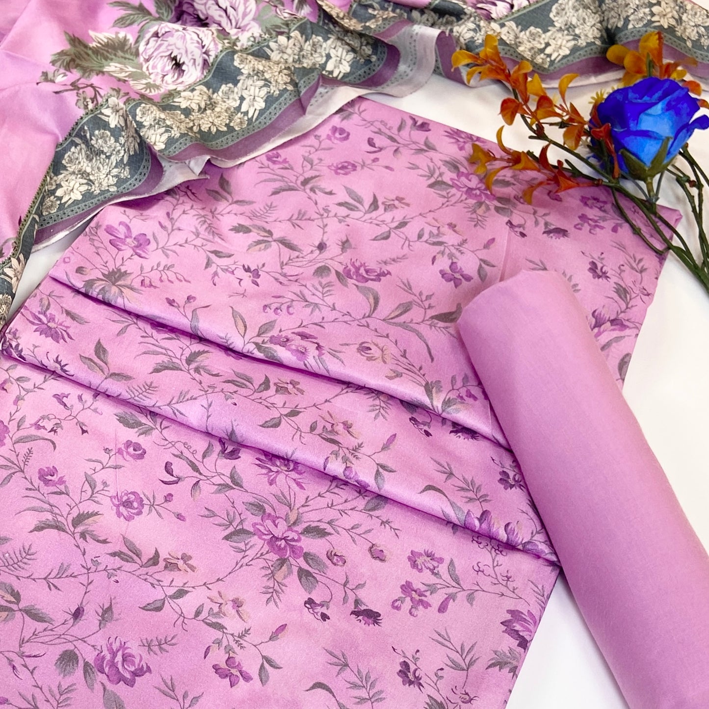 Malhaar Digital Printed Linen 3PC