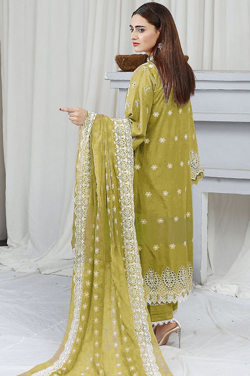 Zarmeen & Emaan Premium Emb Lawn 3PC