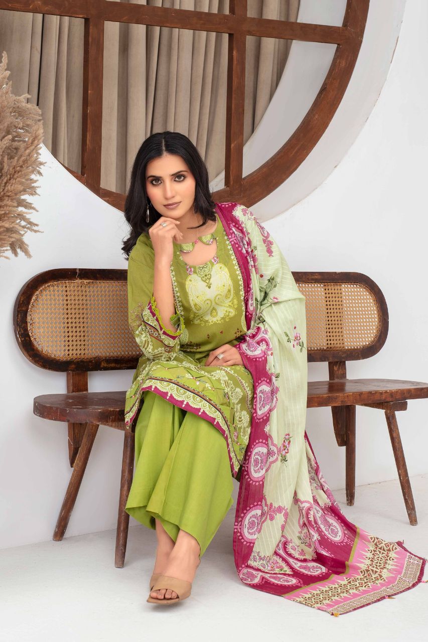Fabiha By Feroza Digital Printed Lawn 3PC