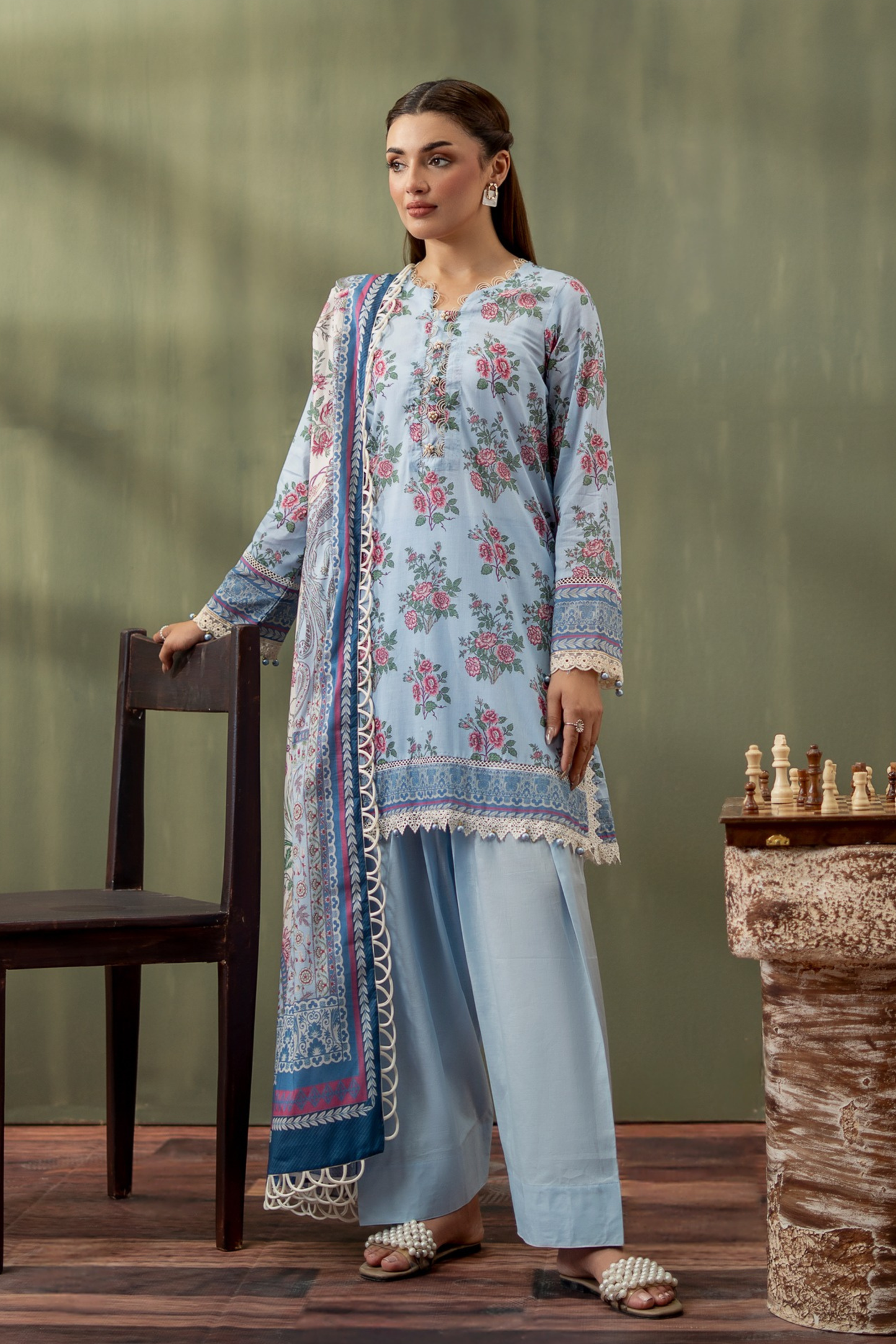 Mausummery Digital Printed Lawn 3PC