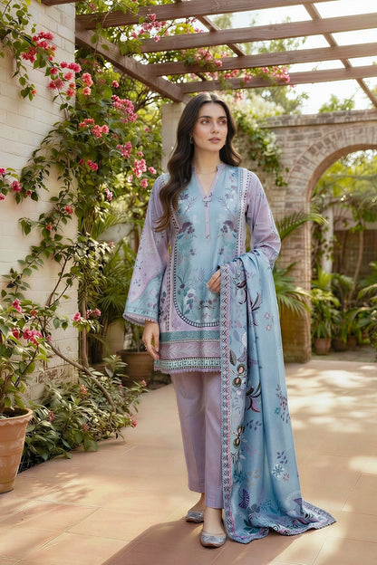 Zync By Florent Digital Printed Lawn 3PC
