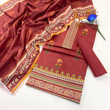Anaya Digital Printed Cotry Khaddar 3PC