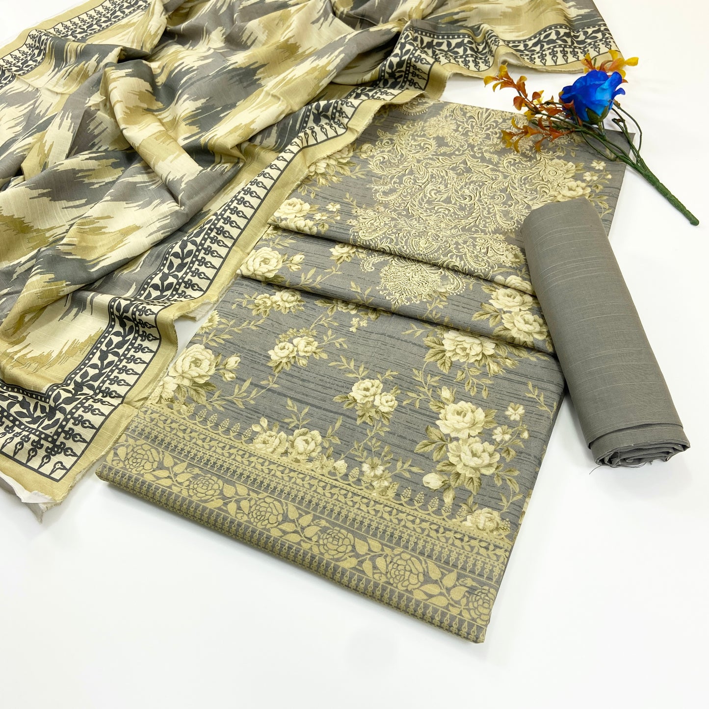 Mashaim Digital Printed Khaddar 3PC