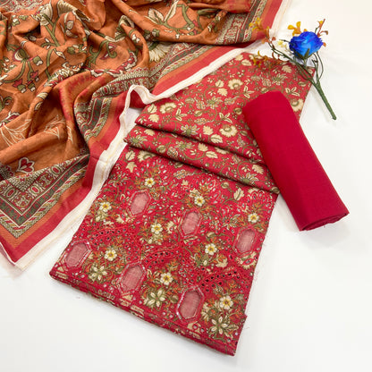Anaya Noor Printed & Emb Khaddar 3PC