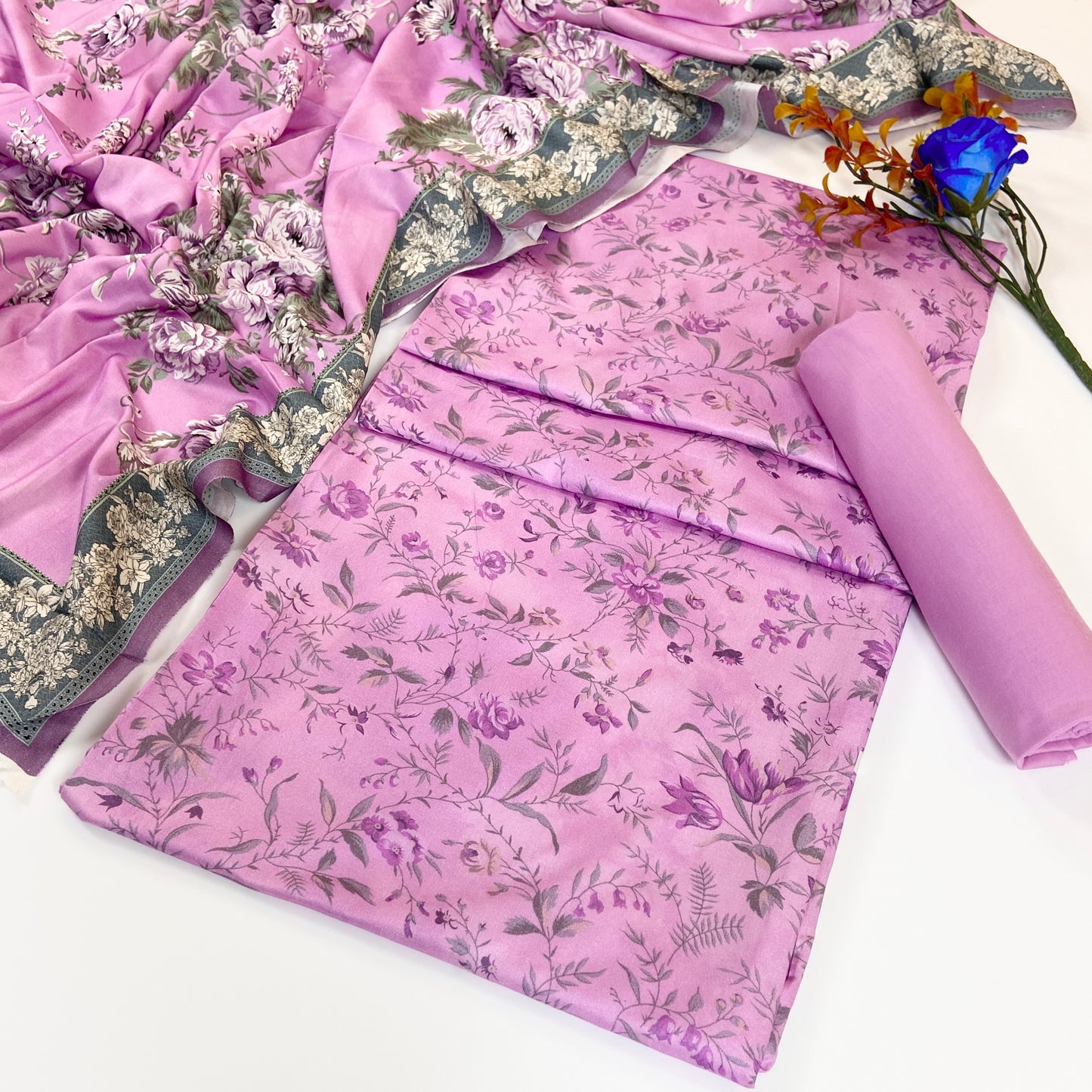 Malhaar Digital Printed Linen 3PC