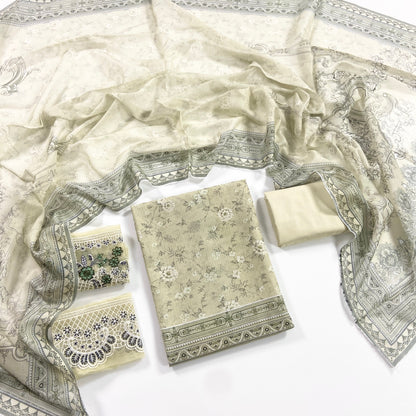Shanaya Digital Emb Lawn 3PC