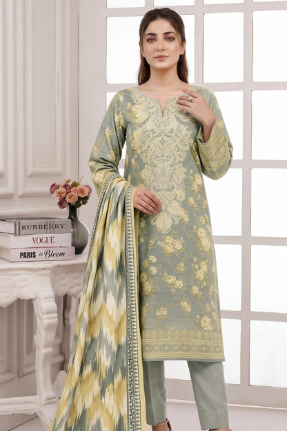 Mashaim Digital Printed Khaddar 3PC