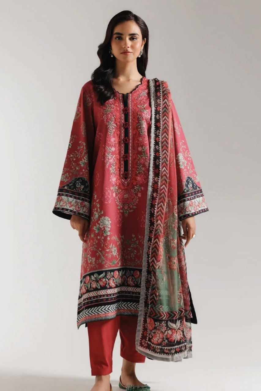 Ethnic Digital Printed Lawn 3PC