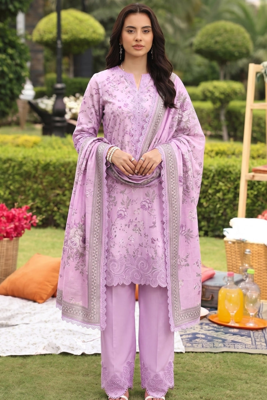 Malhaar Digital Printed Linen 3PC