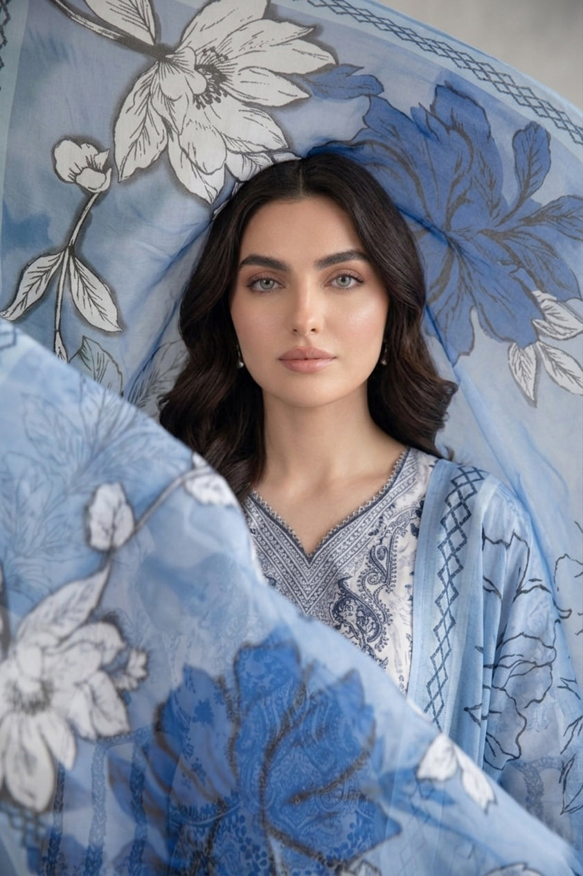 Gulnaar By Anaya Noor Digital Printed Lawn 3PC