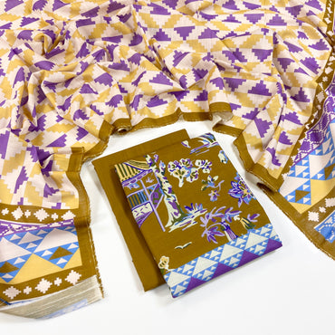Bonanza Satrangi Digital Printed Khaddar 3PC