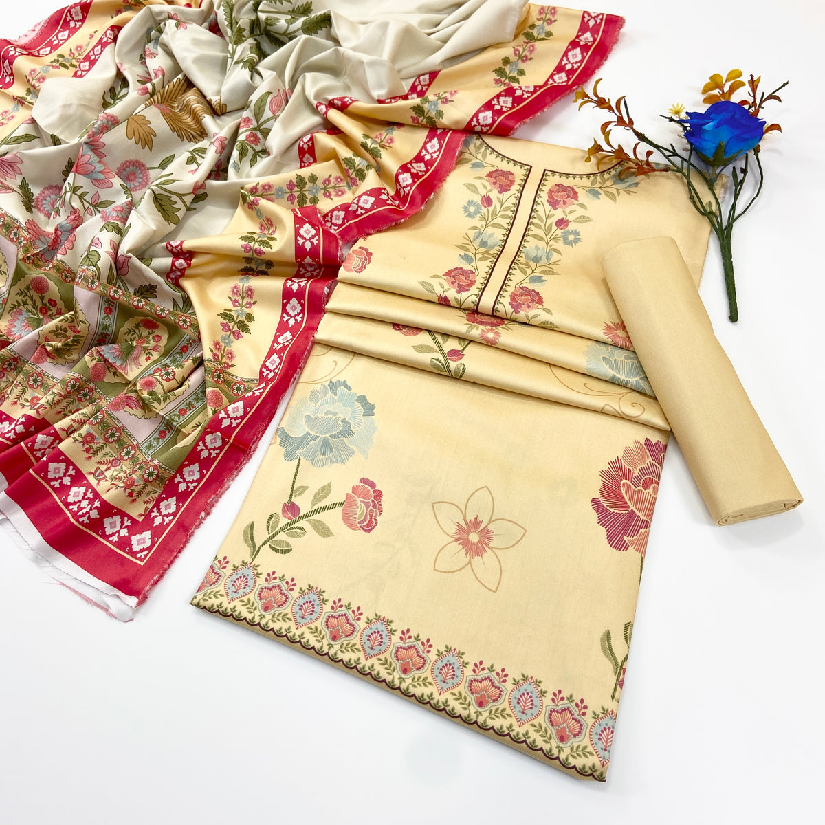 Nirvana By Shanaya Digital Printed Linen 3PC
