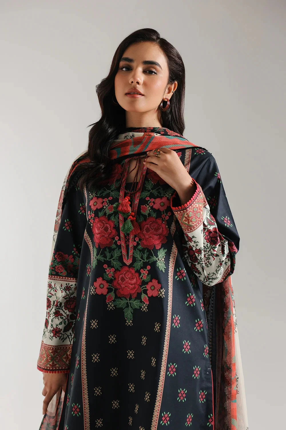 Ethnic Digital Printed Lawn 3PC