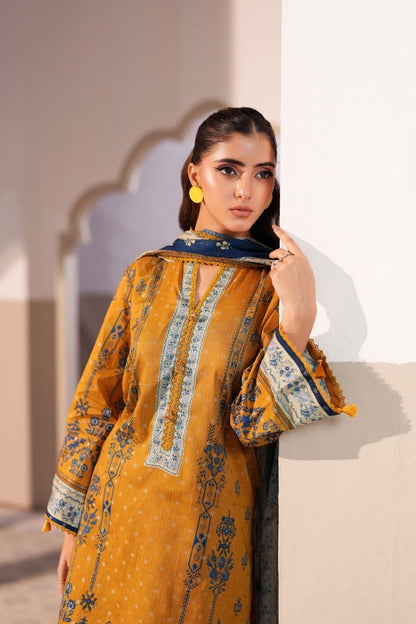Jacquard By Regalia Digital Printed Lawn 3PC