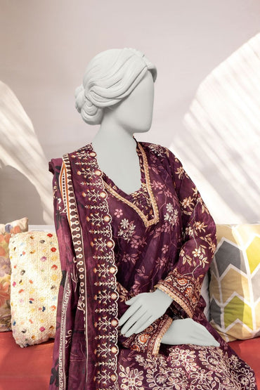 Seher By Almeerah Luxury Printed Embroidered Lawn 3PC