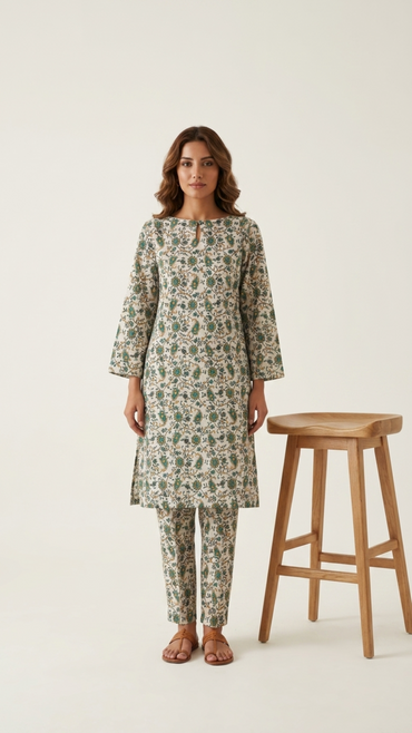 Anaya Noor Two Piece Digital Printed Lawn 2PC