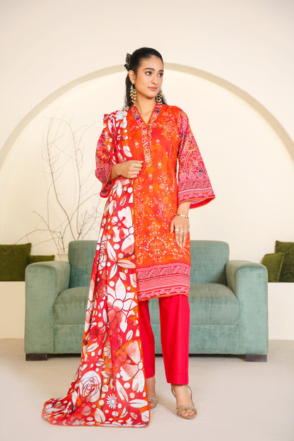 Rang Reza By Anaya Noor Embroidered Bana Dora 3PC