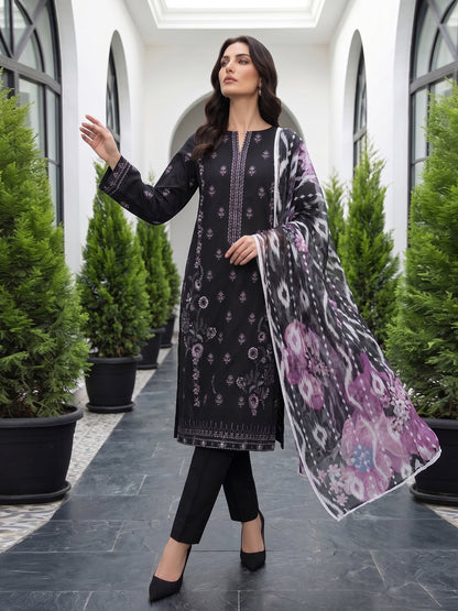 Lakhany Fully Embroidered Lawn 3PC