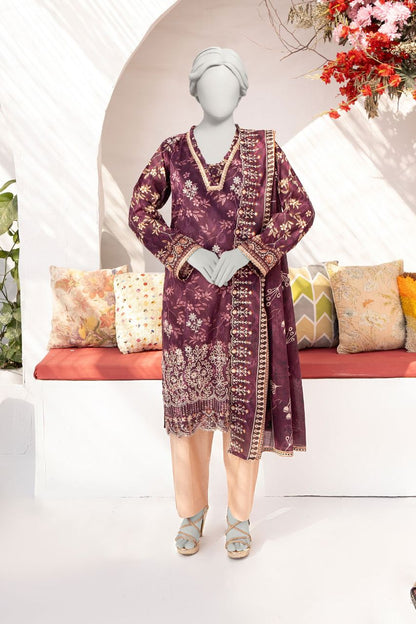 Seher By Almeerah Luxury Printed Embroidered Lawn 3PC