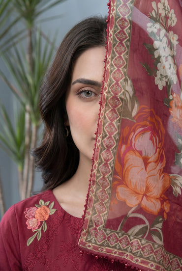 Shiffli Kari By Anaya Noor Emb Lawn 3PC