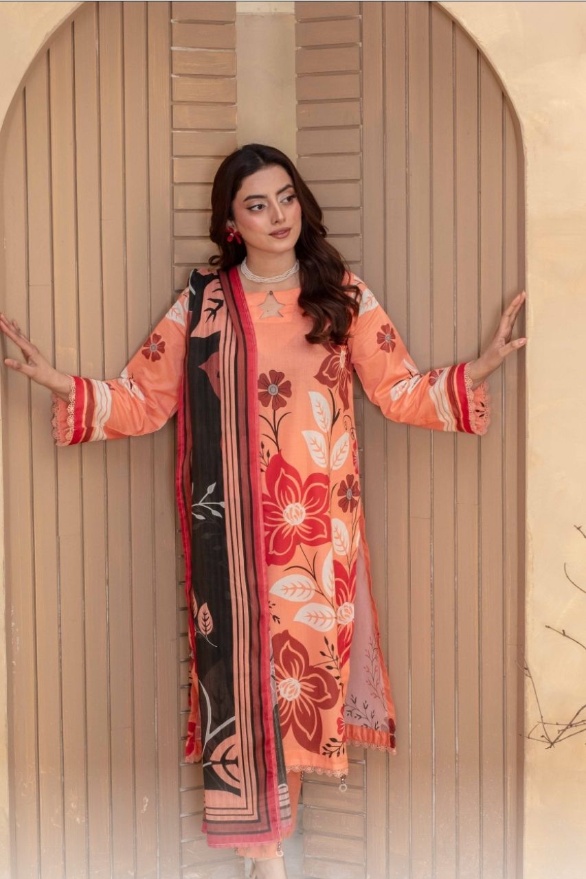 Fabiha By Feroza Digital Printed Lawn 3PC