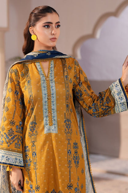 Jacquard By Regalia Digital Printed Lawn 3PC