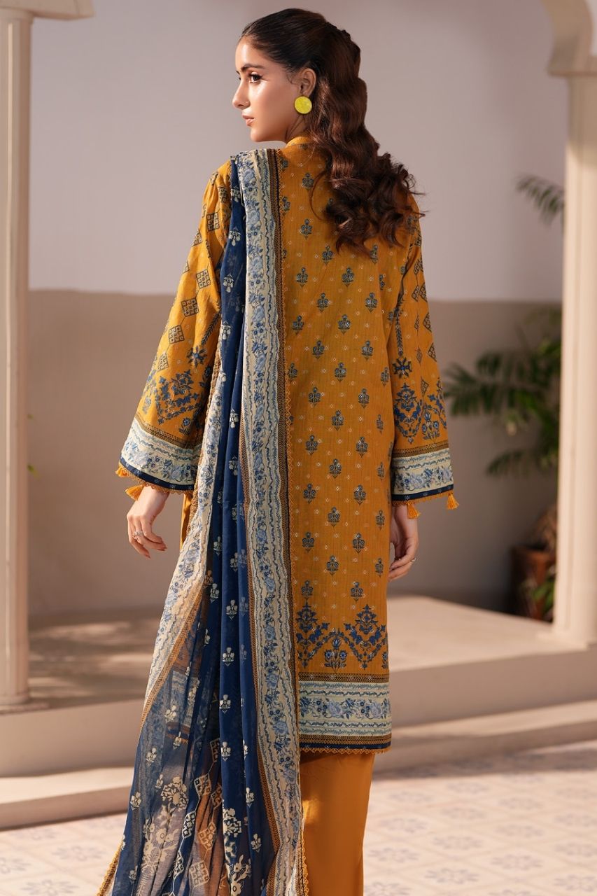 Jacquard By Regalia Digital Printed Lawn 3PC