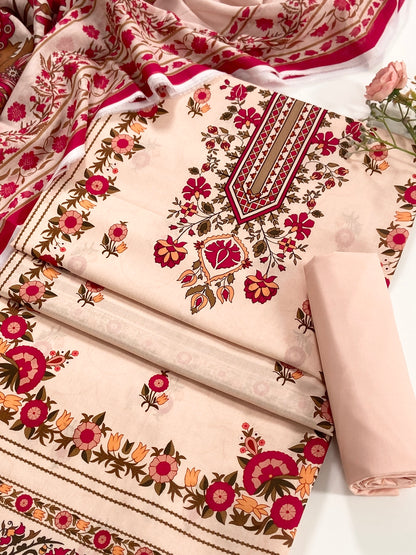 Riwayat By Shanaya Digital Printed Lawn 3PC