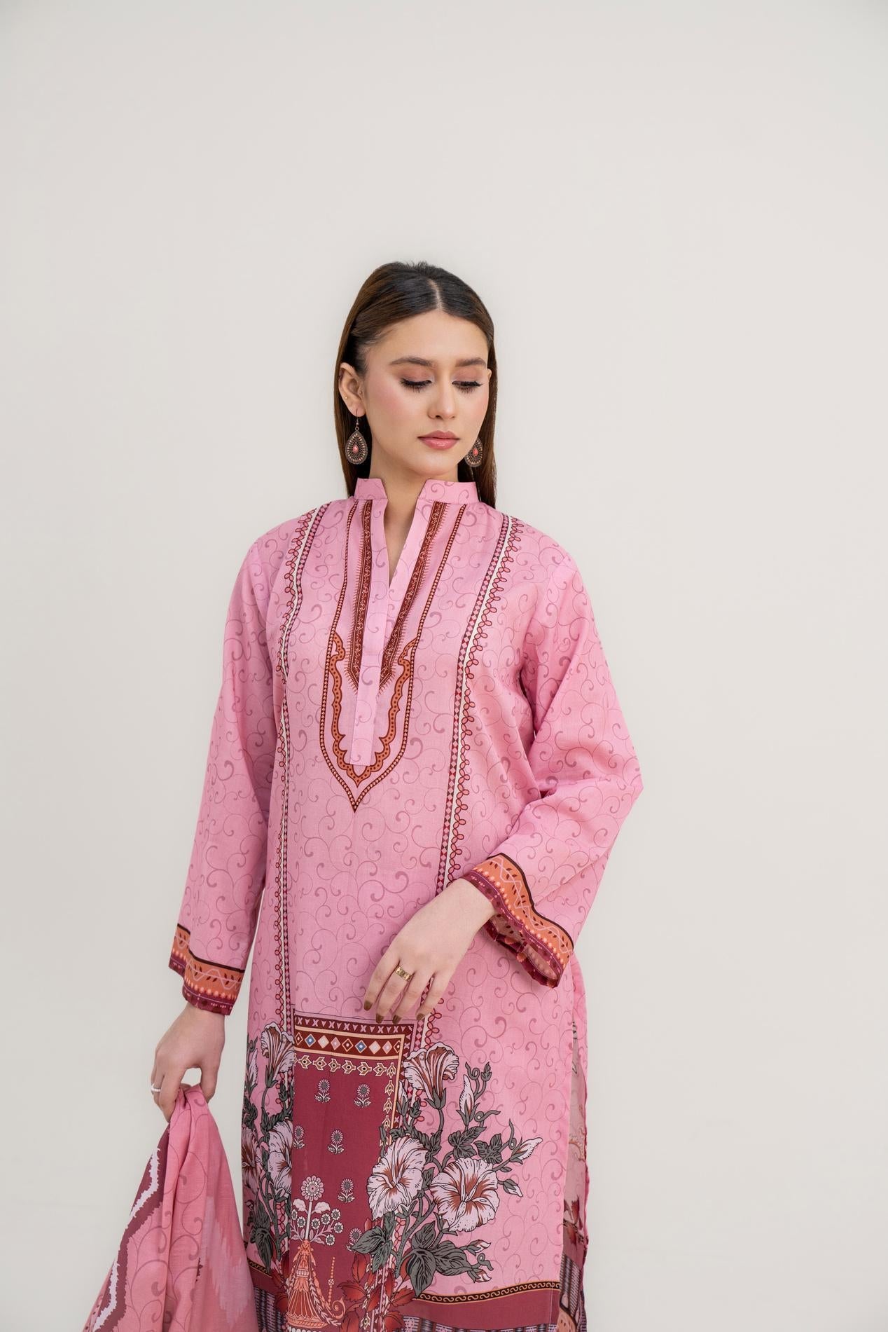 Sarah By Shanaya Premium Printed Lawn 3PC