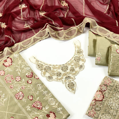 Zarmeen & Emaan Premium Emb Lawn 3PC
