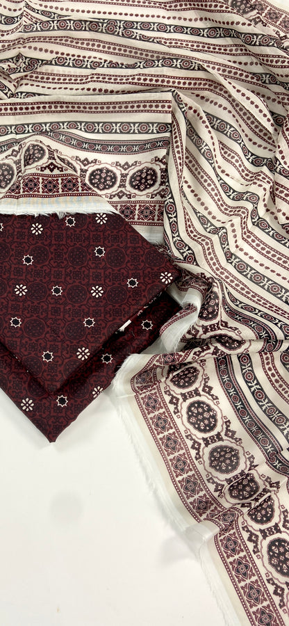 Bin Saeed Digital Printed Lawn 3PC