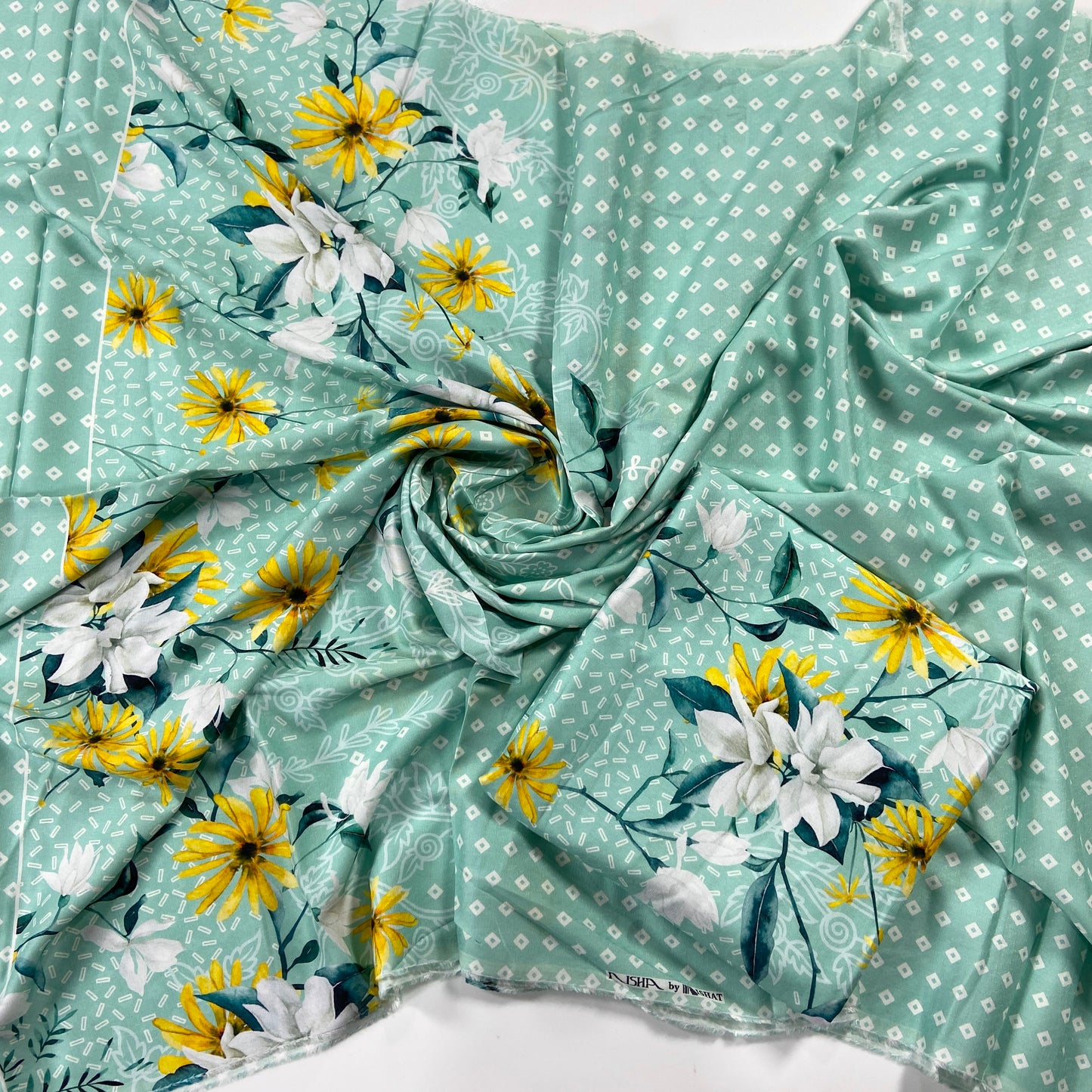 Nishat Digital Printed Linen Shirt-1PC