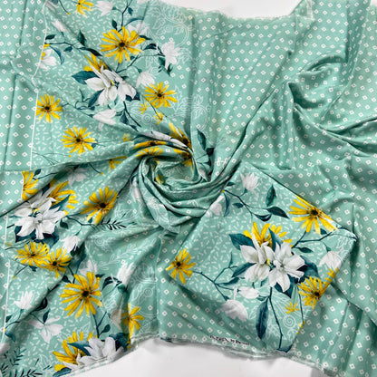 Nishat Digital Printed Linen Shirt-1PC
