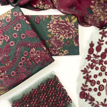 Iznik Emb Luxury Lawn-3PC