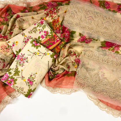 Maria B Emb Luxury Lawn 3PC