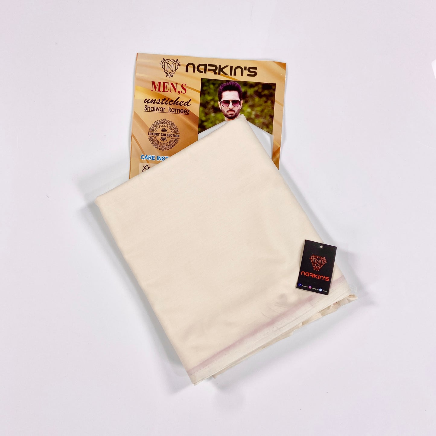 Narkins Men’s Summer Wash&Wear Suit – Unstitched