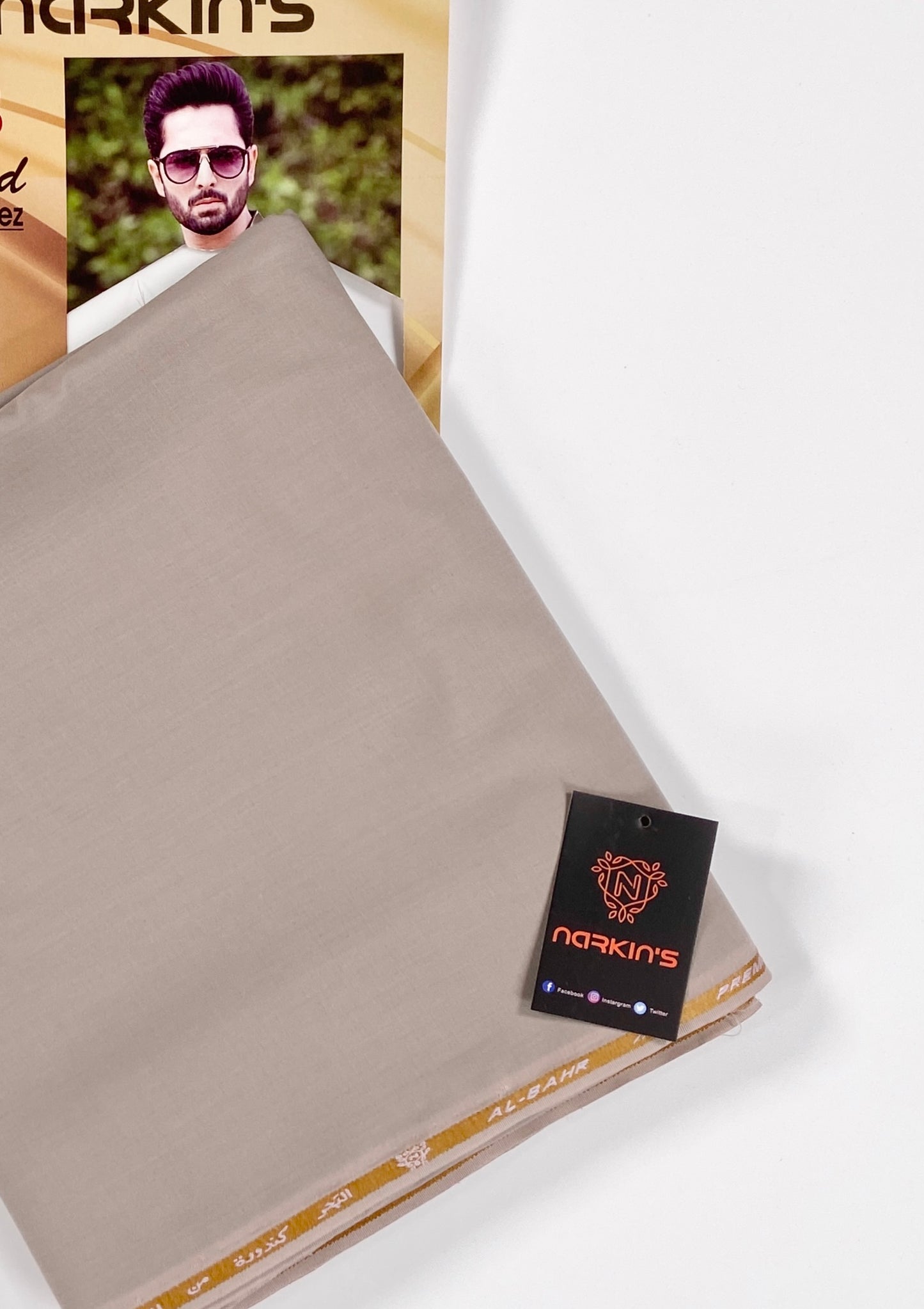 Narkins Men’s Summer Wash&Wear Suit – Unstitched