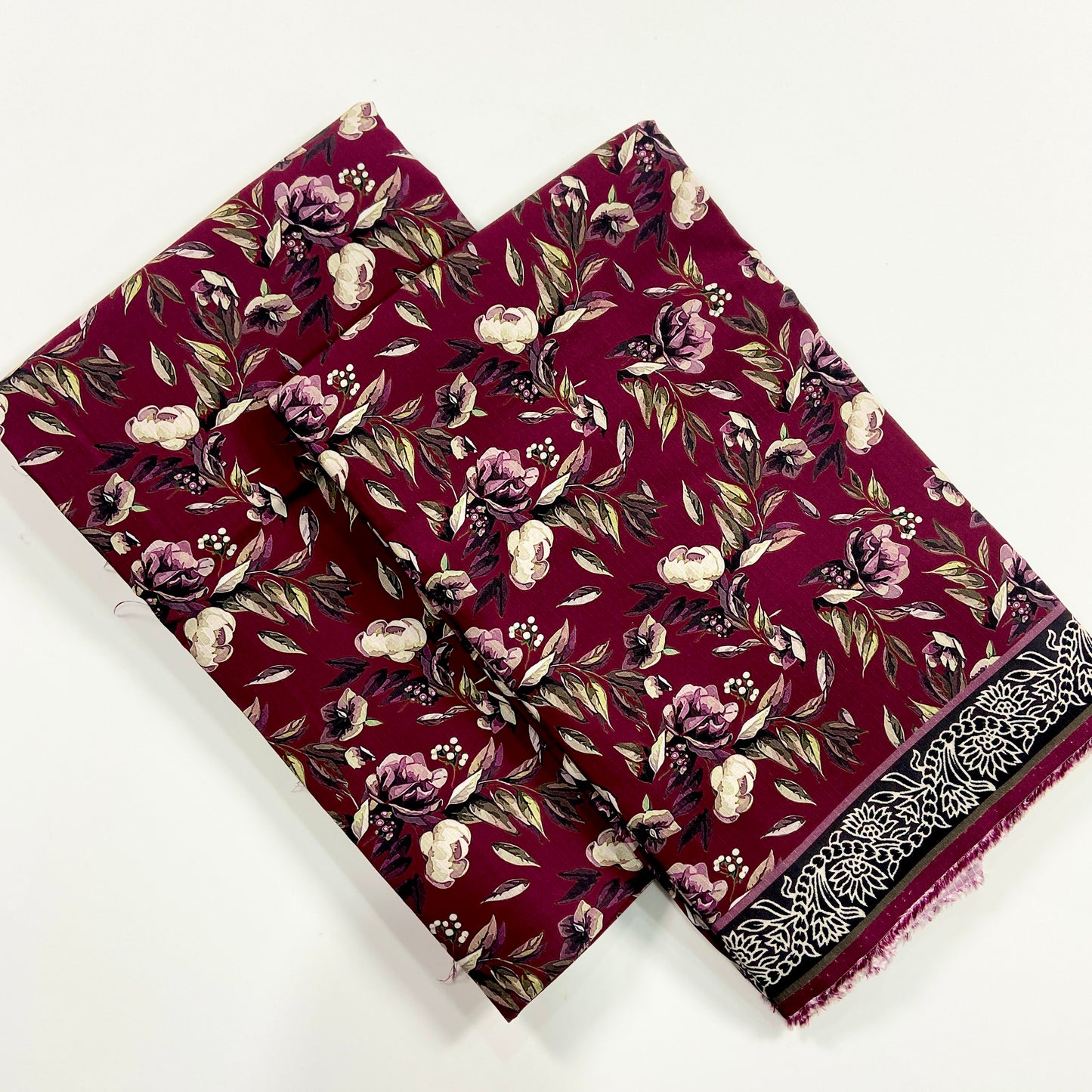Anaya Noor Printed Bana Dora Slub Linen 2PC